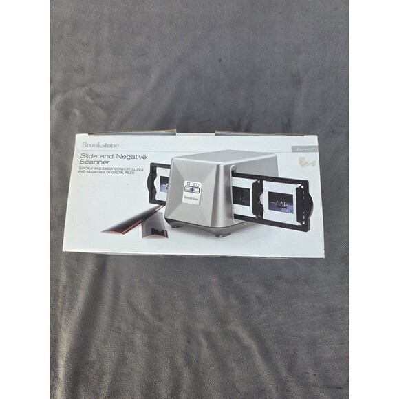 Brookstone iConvert Slide & Negative Scanner Digital USB Converter - Picture 1 of 5